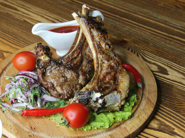 Шашлычный Двор - Шашлык из бараньей корейки