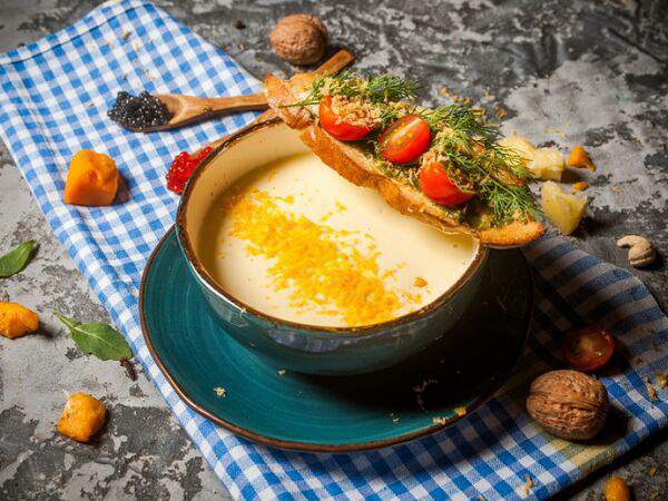 KUNAK HOUSE Халяль - Сырный крем-суп