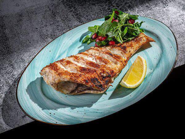 Восточный Базар - Морской окунь на мангале