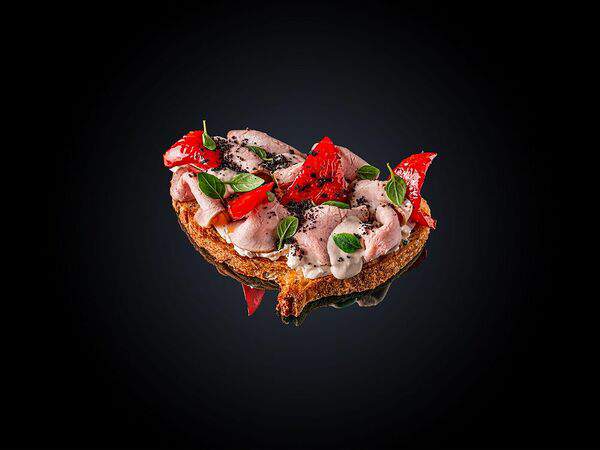 Fishka - Брускетта с ростбифом