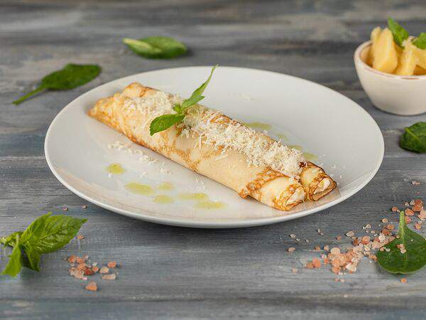 Шоколадница - Блинчики с сыром и ветчиной