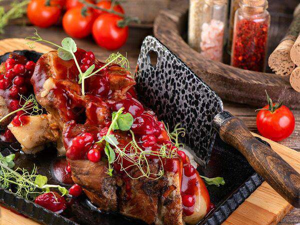 Вепрево колено - Медальоны с вишней