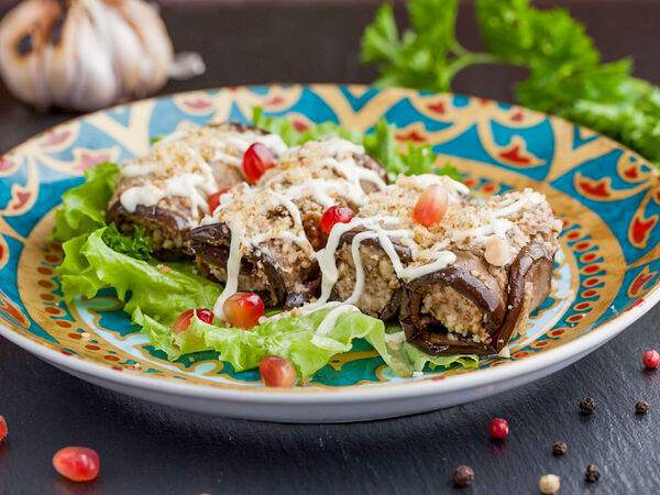 Али Баба - Рулетики из баклажанов с орехами