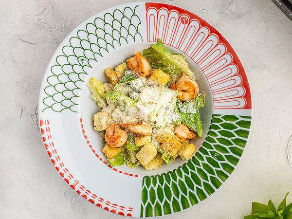 R14 - Салат Цезарь с креветками