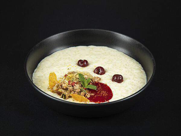 Fit appėtit - Рисовая каша на кокосовом молоке с вишней