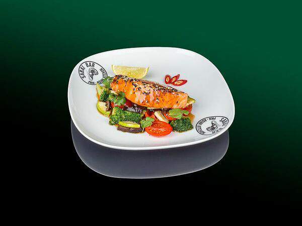 Sabai Bar - Стейк из лосося-терияки