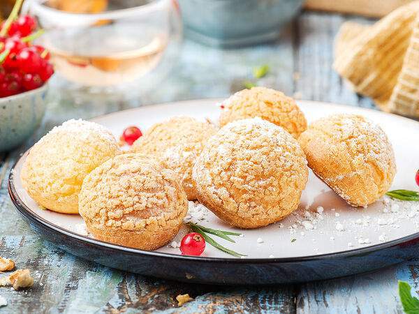 Пряности & Радости - Десерт Шу с хрустящей корочкой и заварным кремом