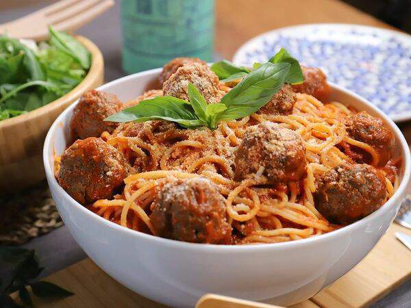 Дубай Фьюжен Арабская кухня - Паста с фрикадельками