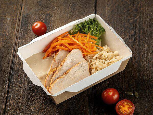 ЛюдиЛюбят - Индейка со сливочным соусом и рисом басмати