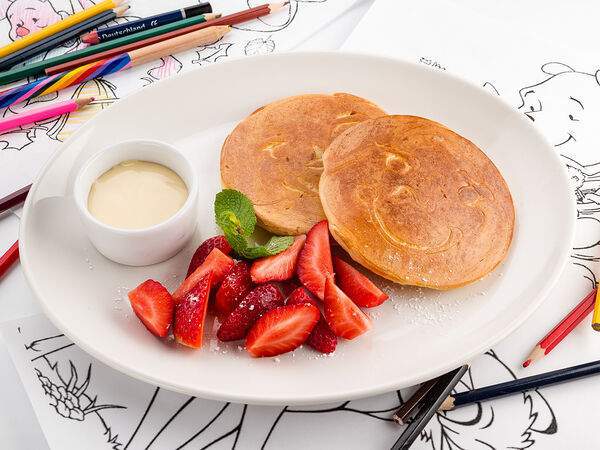 Udcкафе Upside Down Cake - Панкейки Веселые мордашки