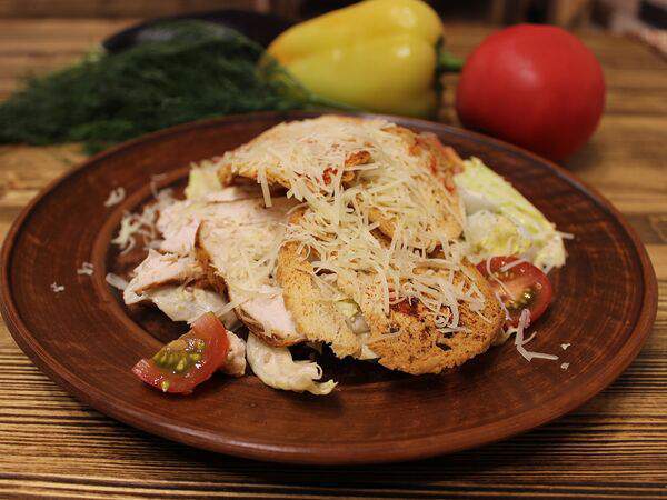 Пандок - Салат Цезарь с курицей