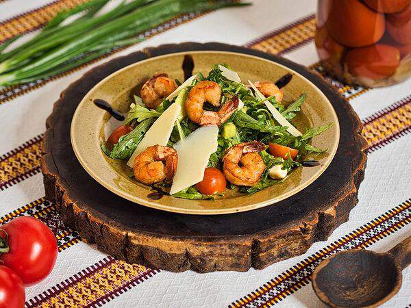 Будьмо - Руккола с креветками