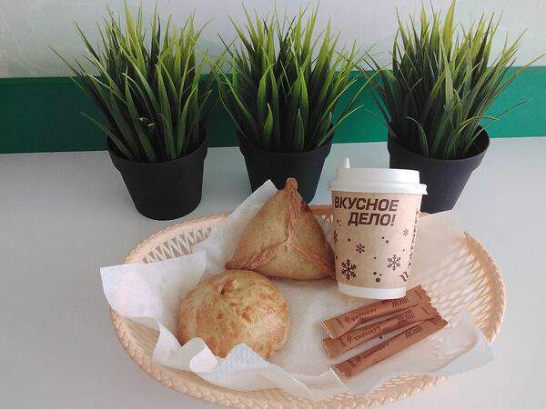 Татнефть кафе - Комбо Эчпочмак, Элеш и Американо