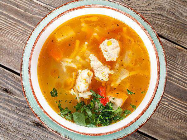 Дуду Кебаб Хауз - Куриный суп с лапшой