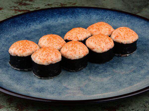 Гастроном - Кинг-ролл с креветками, мидиями и кунжутом