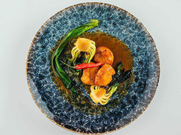 Azia House Intourist - Гребешок с соусом Мисо