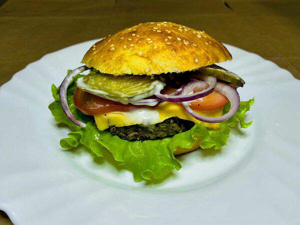 Вкусные корн доги - Бургер с говядиной