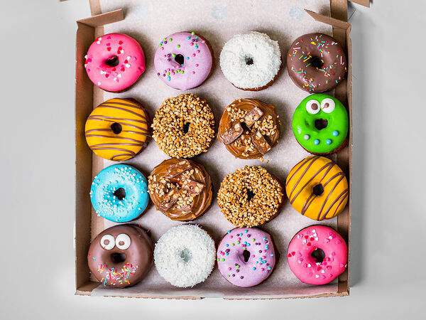 Джонни Пончик - Ассорти набор большой 16 пончиков