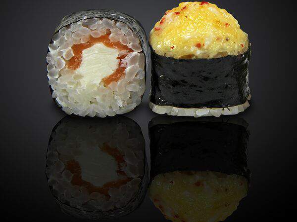 Dovezuka - Запеченный ролл Фила теплая