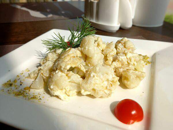 Корица - Цветная капуста в омлете