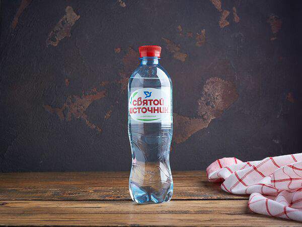 Sol Pizza - Вода Святой источник газированная