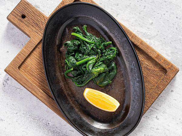 Rusalka - Шпинат с сыром пармезан