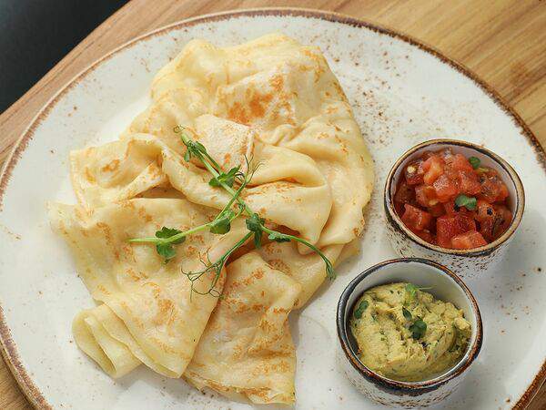 Знакомое место - Блины с индейкой и конкассе