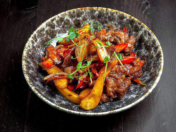 Территория - Азиатская свинина с овощами