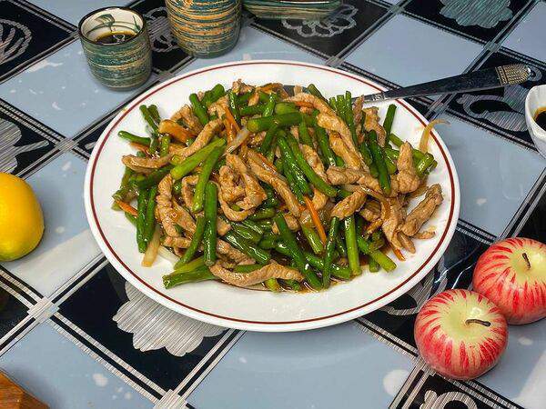 Лунзян - 118 Мясо с ростками чеснока