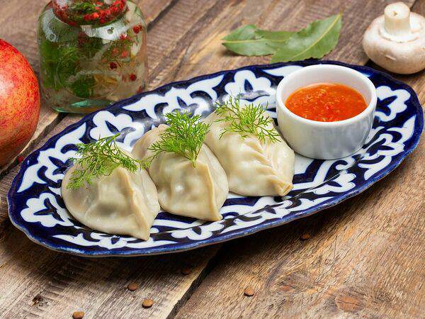 Бахор - Манты Бахор с телятиной