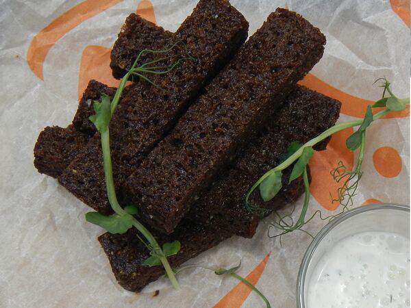 Пицца & лапша - Гренки чесночные