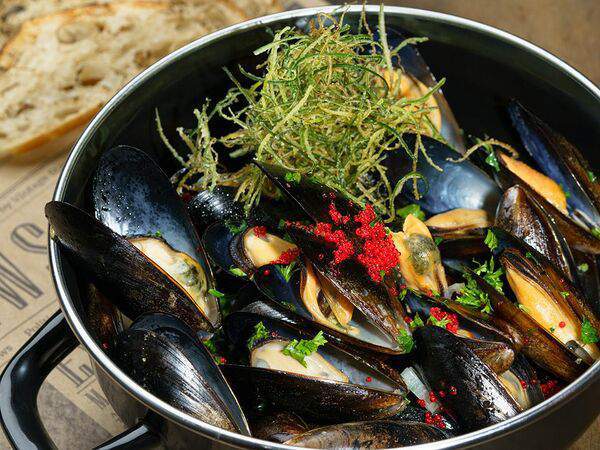 Рыбная мануфактура №1 - Кастрюлька мидий на белом вине