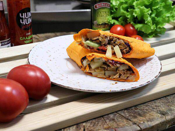 Шаурма выпечка шашлык - Шаурма Гавайская