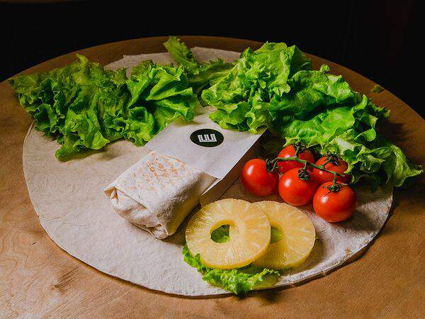 Шаурма - Шаурма с ананасом и моцареллой