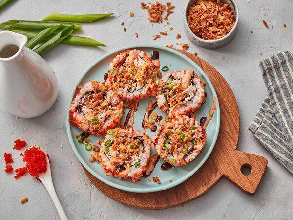 Dобрые суши - Мега-ролл со снежным крабом