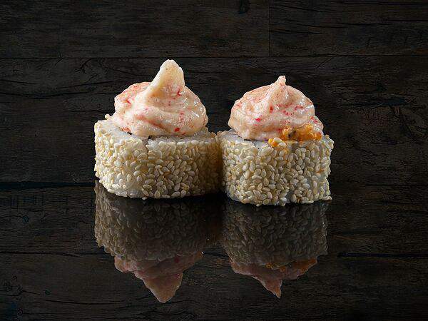 Kinza House - Запечённый ролл Alaska