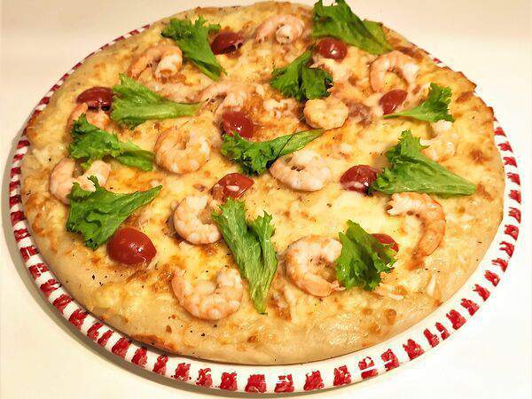 Гриль Хаус Hot - Пицца Цезарь с креветками