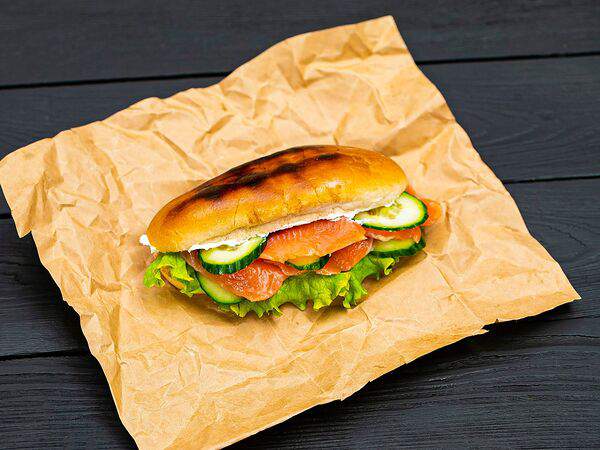 Magma food - Сэндвич с форелью