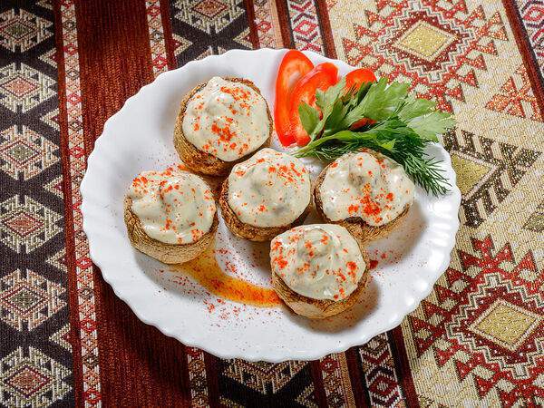 Золотой Теленок - Шампиньоны на мангале