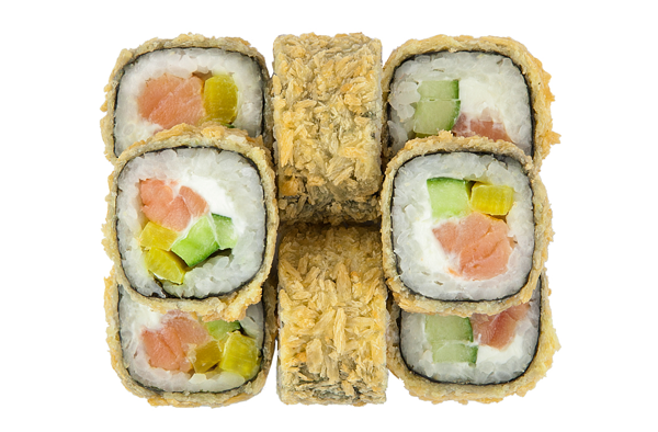 Йоги Суши - Жареный ролл с лососем