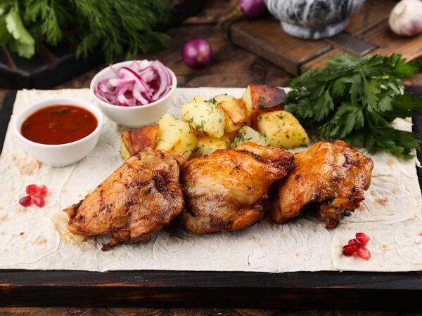 МясУгляс - Шашлык из куриного бедра