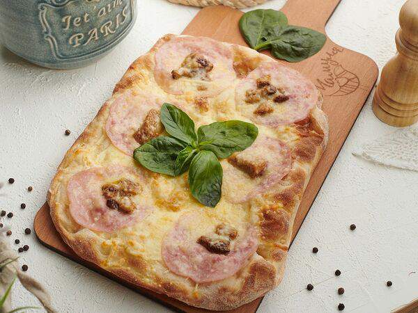 Ресторан Доставки Мамуля - Пицца с ветчиной и грибами