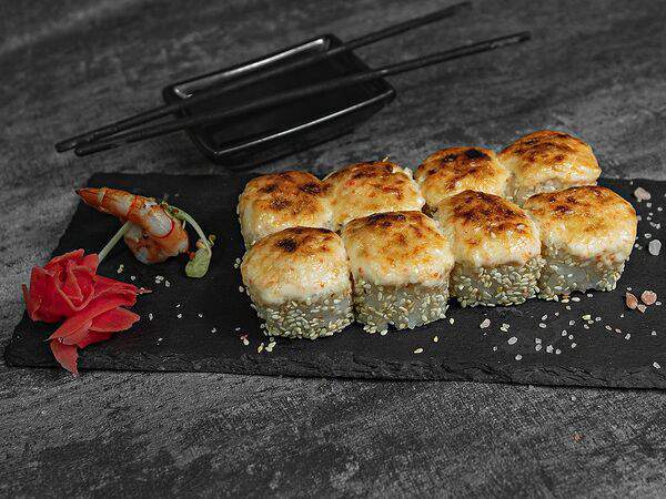 Мука и рис - Запеченный ролл Эби Хот