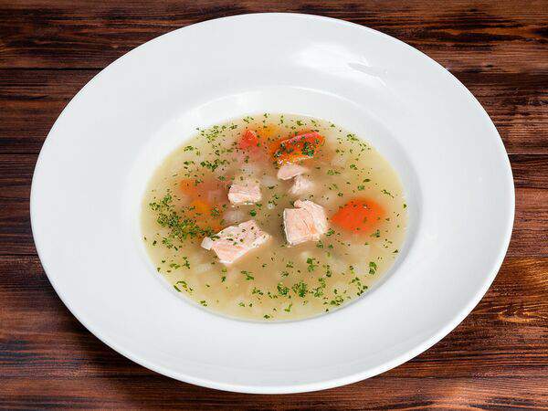 Трактир Колесо - Уха из лосося