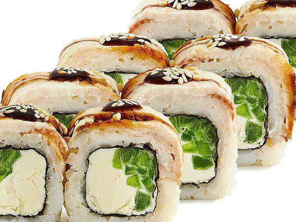 Самые Японские Суши - Ролл канада с огурчиком