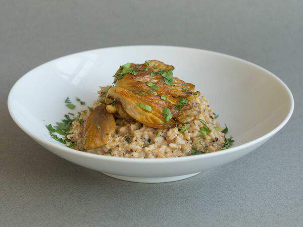 Крапива - Ризотто из овса