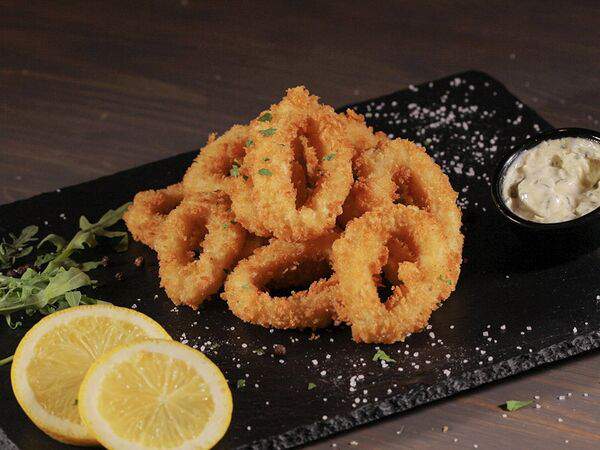 Олд Брюгге шоп & бар - Кольца кальмара с соусом