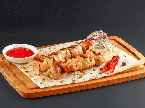 Мясоед - пицца и гриль - Шашлык из курицы