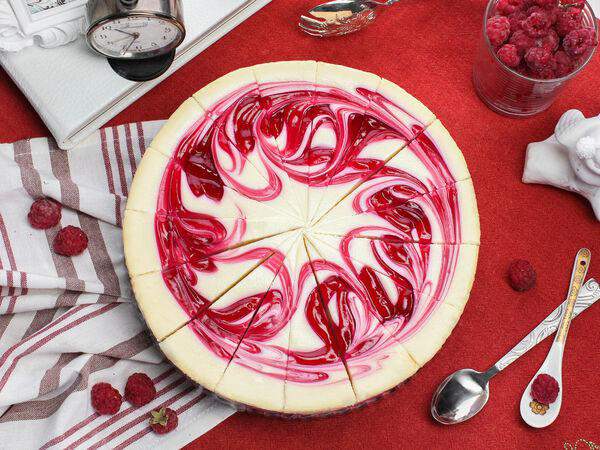 Десерт Коллекция - 1,66кг Чизкейк Нью-Йорк с малиной Премиум