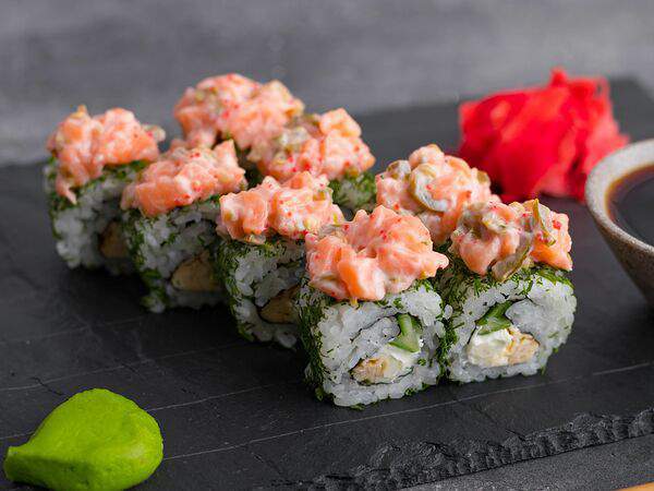 Тёрка - Ролл острый с лососем